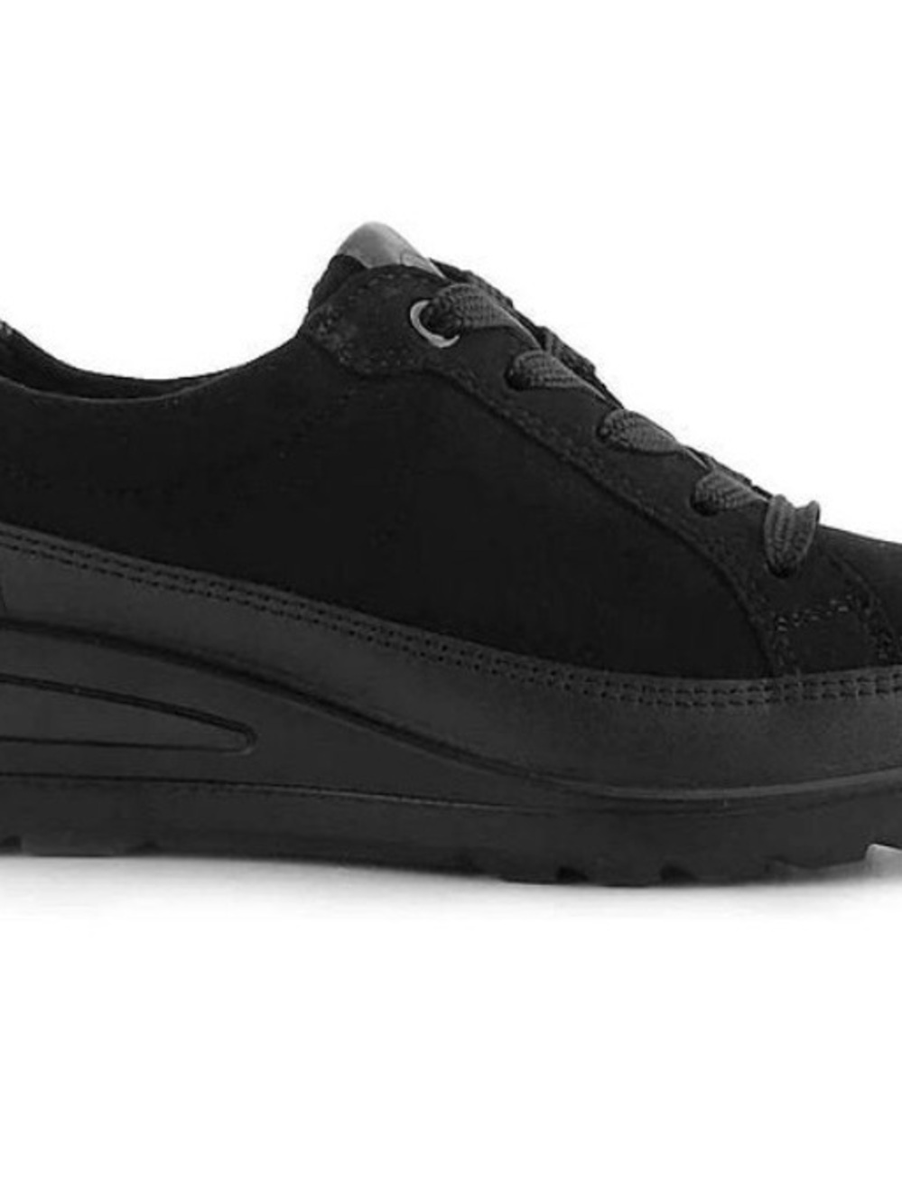 Ara Women's Black Lace-Up Walking Sneaker 7.5